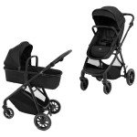 Jikel - City Flex 2-In 1 Convertible Stroller   Midnight Black