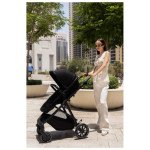 Jikel - City Flex 2-In 1 Convertible Stroller   Midnight Black